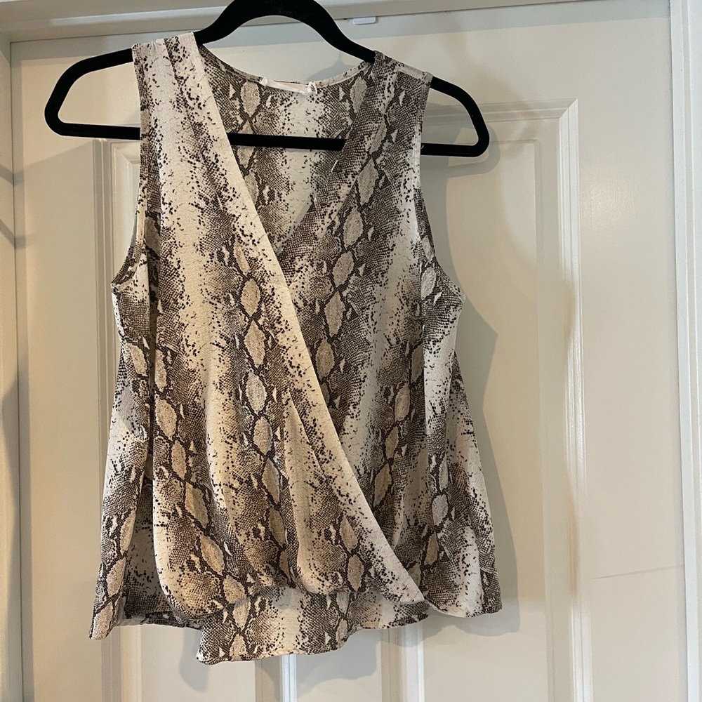 🐍 Snake Print Blouse 💚